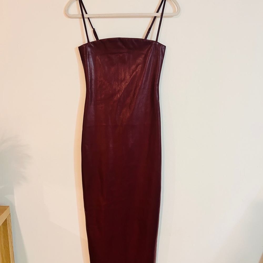 AKIRA Burgundy Dress